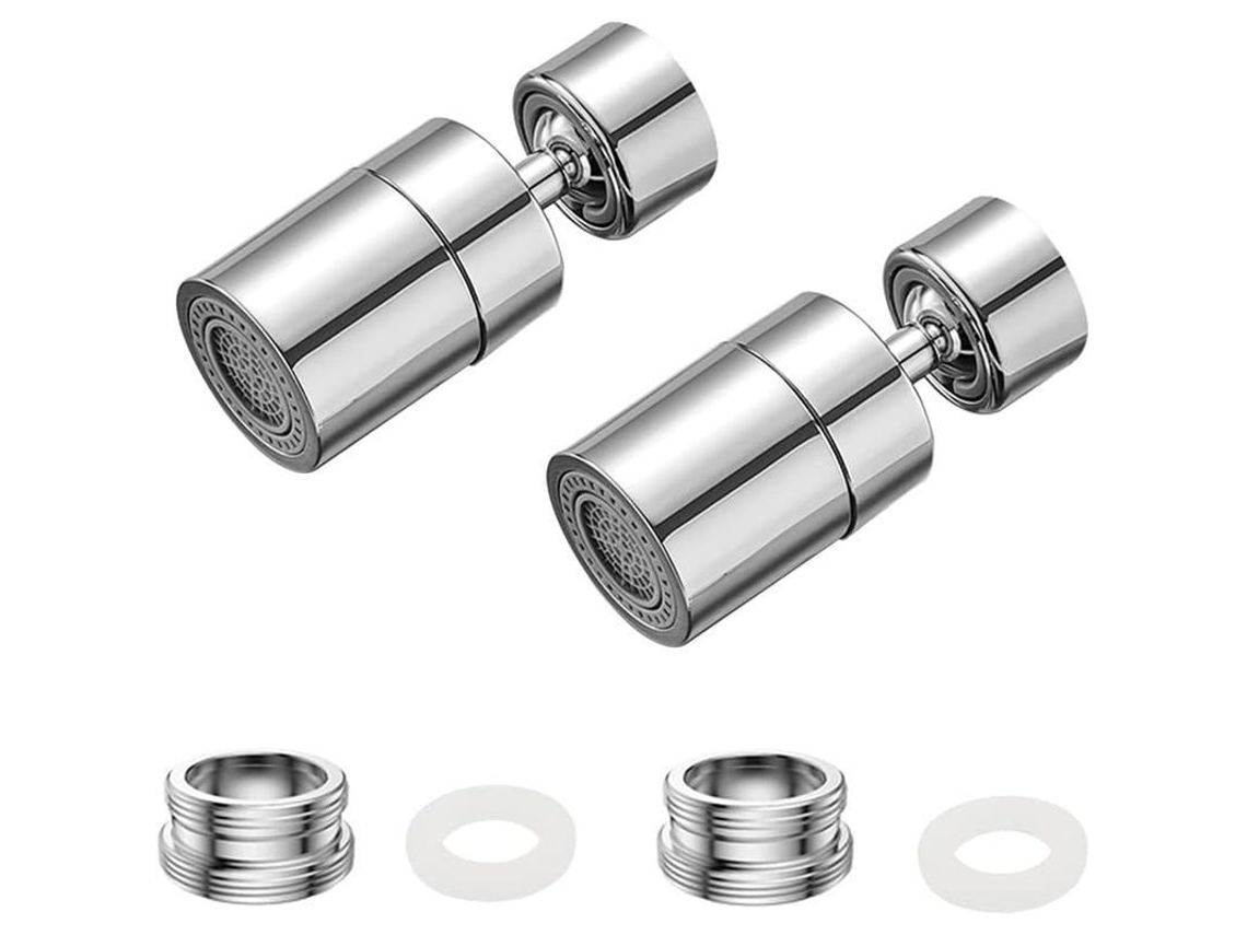 Aerador De Grifo Giratorio De Latón Ajustable 2 Modos Ahorro De Agua Adaptador M22-m24