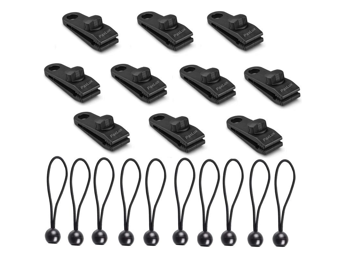 10 Pinzas Para Toldos Y 10 Cuerdas Elásticas Para Toldos, Carpas, Cubiertas Y Toldos Exteriores