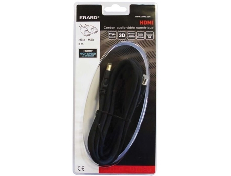 Cable Hdmi 1.4 Full Hd 3D Dorado Macho/Macho 2 M ERARD CONNECT