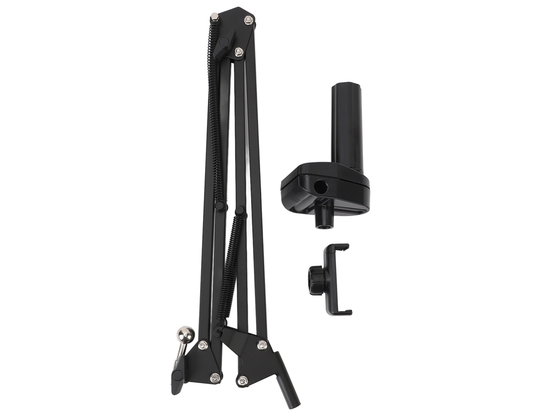 Soporte De Teléfono Con Brazo Articulado Para Video Superior, Rotación 360°, Compatible Con Teléfonos Hasta 6.8 Pulgadas