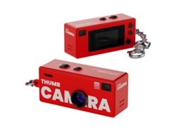 Câmera Infantil Czhhmart Mini Dedão Câmerasem Cartão De Memória Incluso (300 Mil Pixels-vermelho)