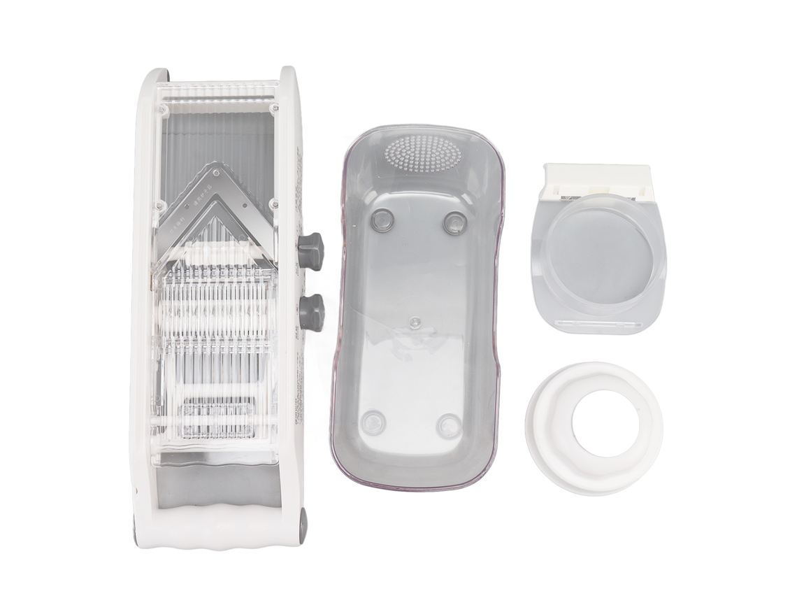 Herramienta manual de acero inoxidable para cortar frutas y verduras con protector de mano para cocinas domésticas y otras