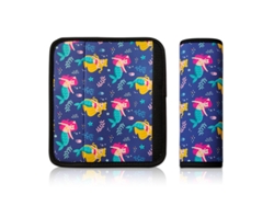 2 Cojines De Cinturón De Seguridad Infantil 22x8 Cm Con Sirena, Para Carro/bicicleta, Cinturón De Protección
