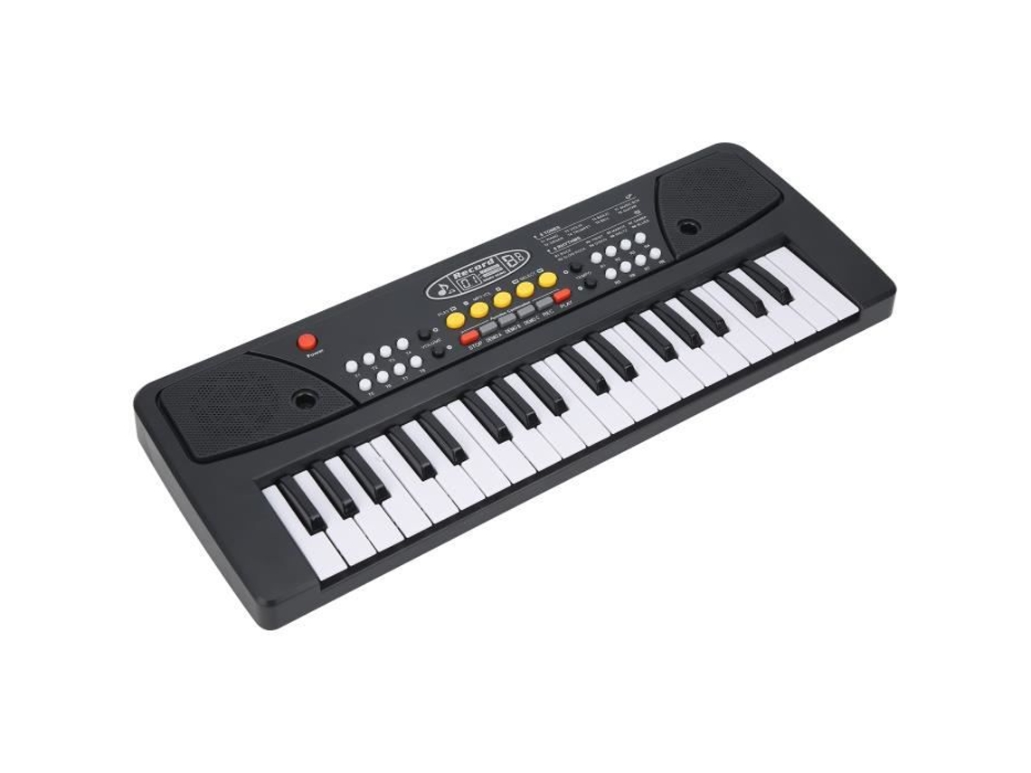 Teclado Eletrônico Multifuncional Teclado de Piano Eletrônico Brinquedos de Ensino de Música Portátil de 3 a 8 Anos de Idade para Crianças  GERTIZ 