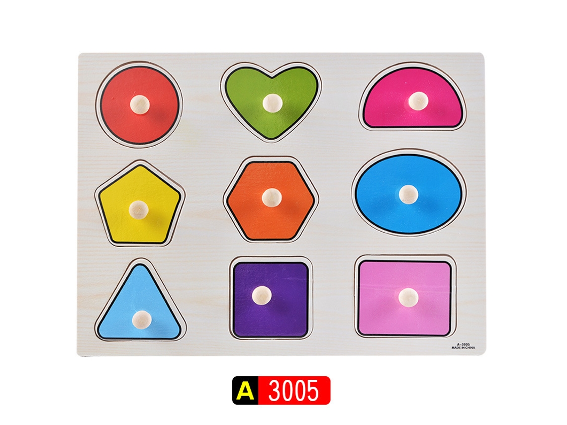 Juego de rompecabezas de formas Digitallab AHC5 (edad mínima 3 años)