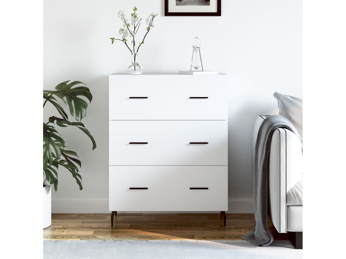 Lovely Home Aparador 69,5X34X90 Cm Madera Procesada Blanco