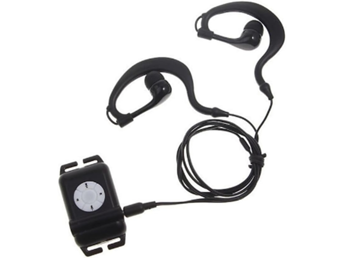 Reproductor Mp3 Para Natación, Reproductor Resistente Al Agua Con Fm, Auriculares, Surf, Auriculares Con Clip, 4 Gb