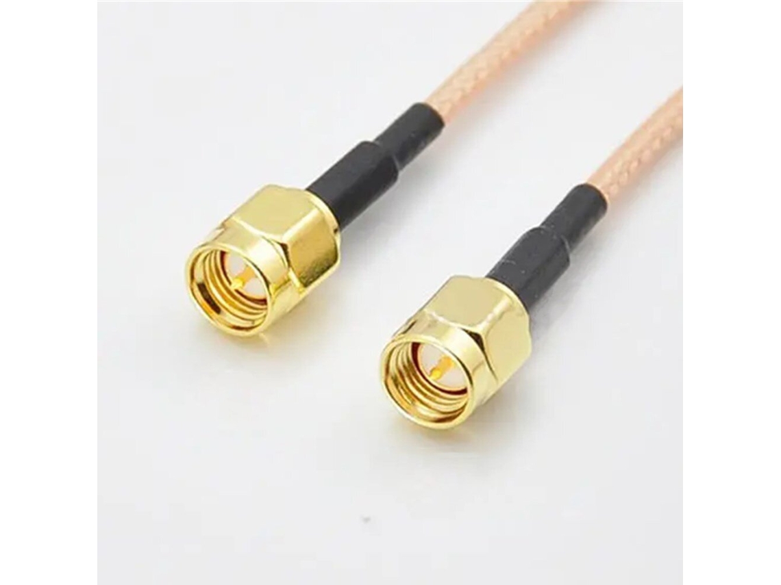 Cable adaptador SMA macho a SMA macho, cable extendido para antena de dron FPV RC.