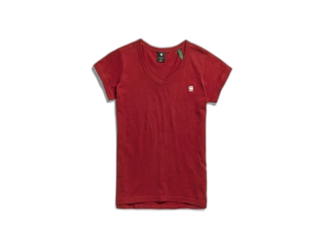 Camiseta de Mujer G-STAR Slim Fit Eyben Rojo (2XS)