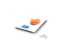 Báscula de Cocina ORBEGOZO Pantalla LCD Función Tara mede Peso y volume en ml (Capacidad: 20 kg)