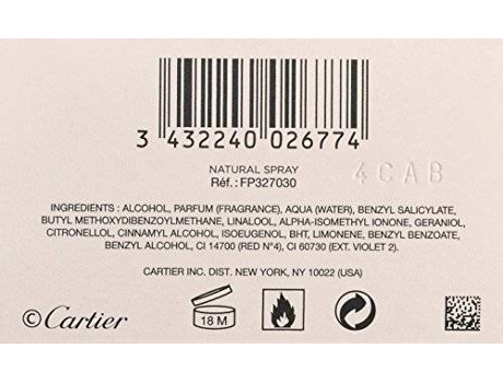 Perfume CARTIER Baiser Vole Edp (30 ml)