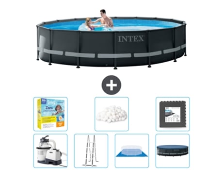 Piscina Tubular INTEX 26326GN-CB49 (19156 L - 488x122cm)
