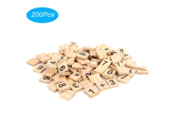 200 Fichas De Madera Con Números Del 0 Al 9, Juguete Educativo Para Niños.