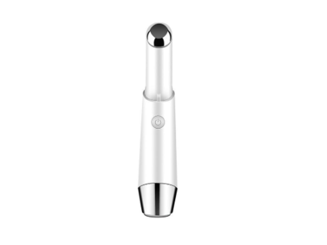 Masajeador facial herramienta para ojos/varita/vibración cálida firme/tono fatiga ocular suave labio arrugas absorción pliegue blanco YEMAESRE