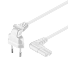 Cable de Alimentación GOOBAY (2 m - Blanco)