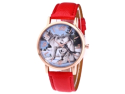 Reloj De Pulsera De Cuarzo Para Hombre Con Correa De Piel Sintética, Estilo Sencillo, Azul.