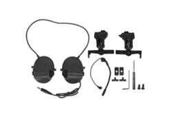 Auriculares De Tiro Con Micrófono Para Actividades Al Aire Libre, Ideales Para La Caza - Negro
