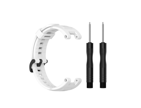 Correa Smartwatch para Amazfit T-Rex Pro/Amazfit T-Rex Silicona con Herramientas de Desmontaje, Talla Única (Blanco)
