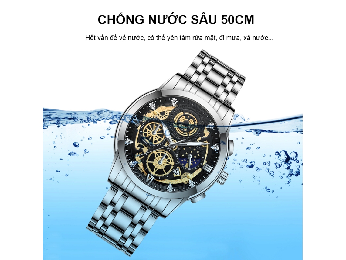 Reloj De Cuarzo Para Hombre, Estilo Casual, Cristal Resistente A Los Arañazos, Batería De Larga Duración.