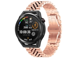 Brazalete de acero inoxidable con diseño de media luna para Huawei Watch GT Runner Five Bull + Herramienta para quitar el brazalete