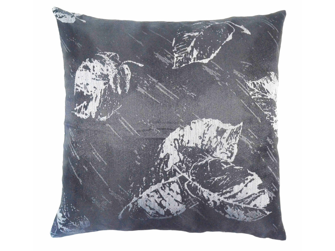 Funda de cojín negra 45*45cm Réf.82330 BOD HOME