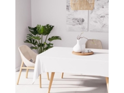 Toalla de Mesa SOLEIL DOCRE Alix Branca Poliéster Blanco (140x240cm)