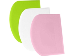 Raspador De Masa - Cortador De Masa, 3 Piezas, 4.7 X 3 Pulgadas - Flexible - Antideslizante - Accesorios Para Repostería