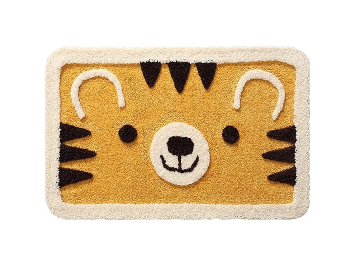 Alfombrilla De Baño Con Diseño De Animales, Antideslizante, Absorbente, De Microfibra, Decorativa, 45x65 Cm.