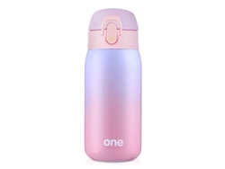 2026-27782-botella De Agua Para Niños De Acero Inoxidable Con Tapa Giratoria, Hermética, 320ml, Color Púrpura-rosa