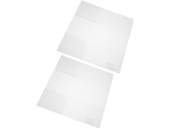Juego De 2 Protectores De Libros De Pvc Transparente 48k Para Hoboweeks