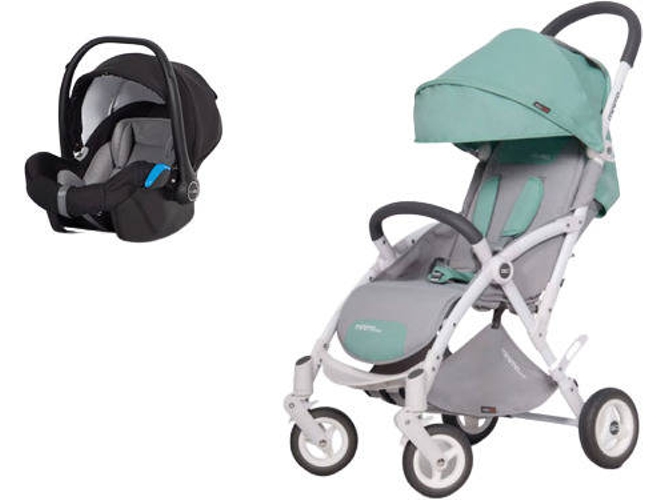 Carrito de Bebé Individual EASYGO Minima Plus + Starter 0+ Isofix Ready Basil