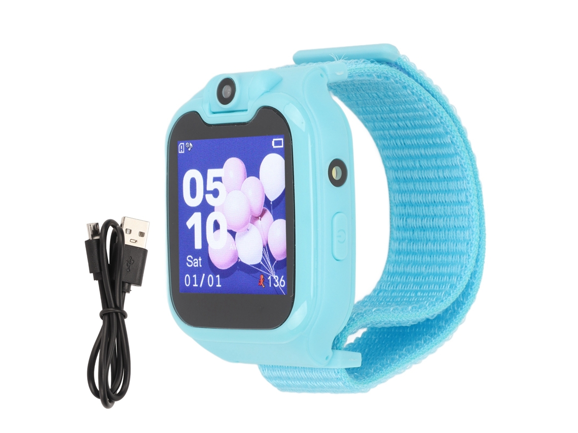 Reloj Inteligente Para Juegos Infantiles Con Grabación, Podómetro Y Cámaras Duales