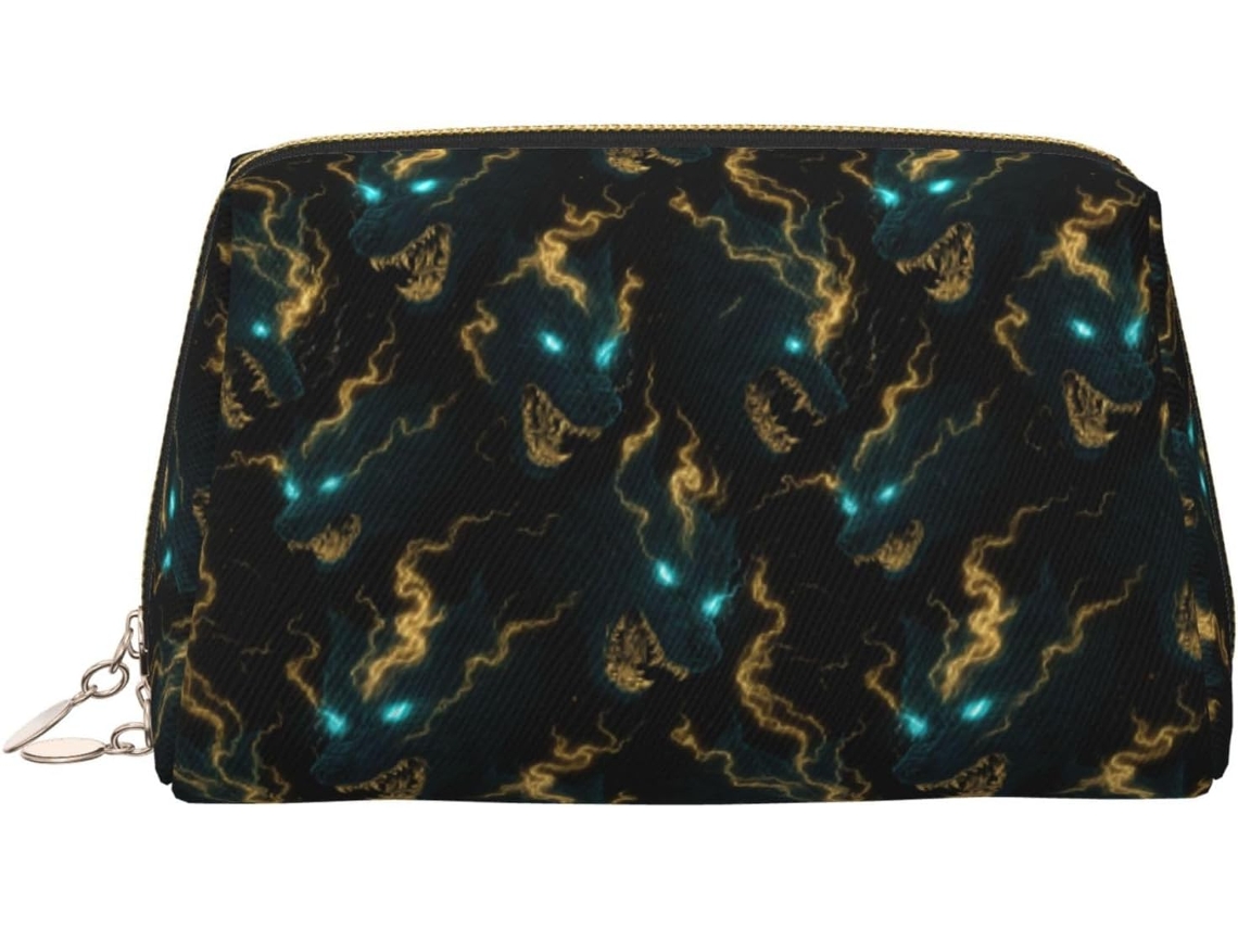 Neceser De Viaje Cuero Organizador Para Mujer Diseño Estampado Vacaciones