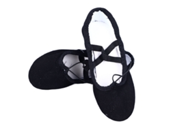 2026-zapatos De Baile Para Niños Suela Suave Lona Para Baile Étnico Chino Ballet Lyrical Moderno Contemporáneo Negro