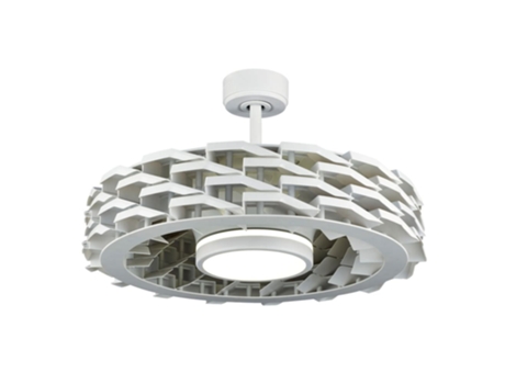 SULION SULION-1000757 Ventilador de techo WIFI blanco sin aspas doble led 36 15W mando a distancia