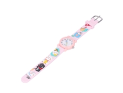 Reloj Infantil Para Niños Y Niñas, Diseño De Dibujos Animados En 3d, Resistente Al Agua, Rosa, Súper Bonito.