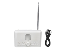 Reloj Despertador Con Radio Fm, Unidad Usb, Altavoz Bluetooth Y Pantalla Led Multifuncional Para El Hogar Y Los Viajes.