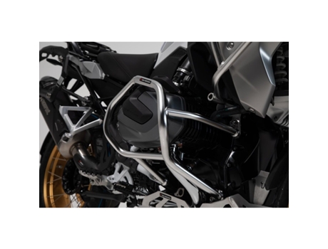 Juego de 2 protectores de moto de acero inoxidable SW-MOTECH BMW R 1250 GS, R 1250 R/RS (18-)