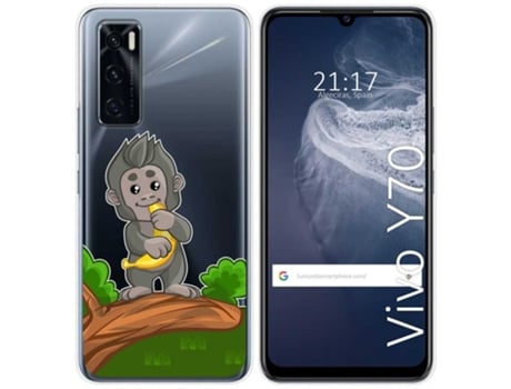 Carcasa Vivo Y70 TUMUNDOSMARTPHONE Dibujos Transparente Multicolor