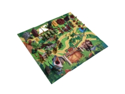 Set De Simulación De Dinosaurios Educativos Con Tapete - Regalo Para Niños De 3 Años En Adelante
