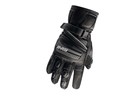 Guante IMS Motociclismo Draco Hombre Negro Gris (M)
