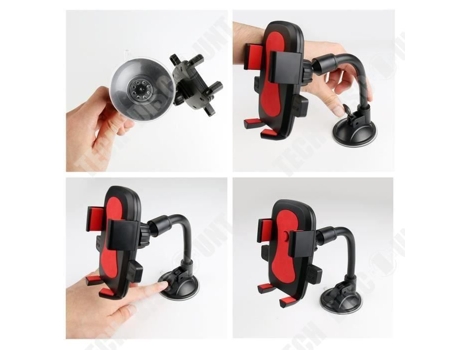 Td 3 em 1 suporte universal para telefone de carro navegao gps 360 rotao porttil smartphone mvel iphone samsung 3 cores