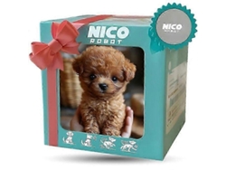 Perro Robot Nico, Juguete De Peluche Interactivo Realista Que Actúa Como Un Perro De Verdad, Marrón.