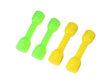 Mancuernas de mano de plástico para niños gimnasio en casa ejercicio Barbell niños ejercicio Fitness deporte juguete para uso en el hogar mancuerna...