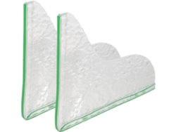 Juego de 2 protectores contra salpicaduras de ducha, diseño sencillo, fácil de instalar, duraderos para esquinas - Slowmoose