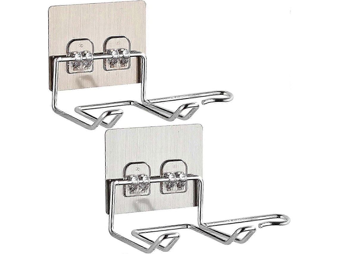 Soporte autoadhesivo para secador de pelo, organizador de pelo de pared, organizador de espacio GOKOCO