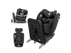 Silla de coche Auriga negra, talla I, con sistema Isofix y barra antirrebote de Lorelli. (40 x 150 cm)