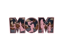 2026-letras Decorativas De Madera Para Día De La Madre, Signo Mom Con Forma Bonita Y Exquisita, Adorno Para Escritorio L