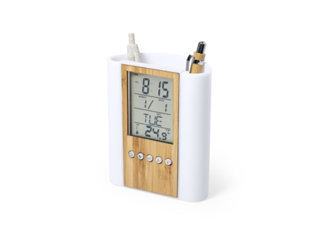 Reloj multifunción KLACK con porta lápices integrado