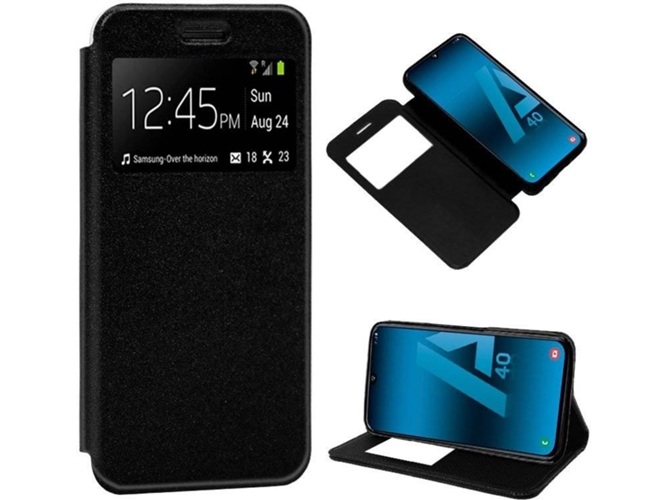 Funda Samsung Galaxy A40 COOL Flip Negro